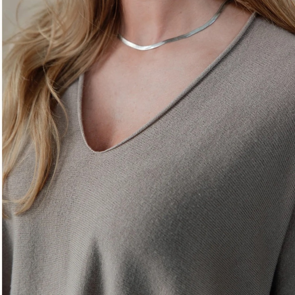 Cobblestone Living Tan Knit Sweater OS Women’s - Picture 8 of 8